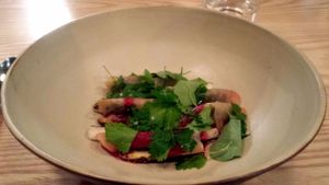 Tasty salad with beet at Please in Cincinnati