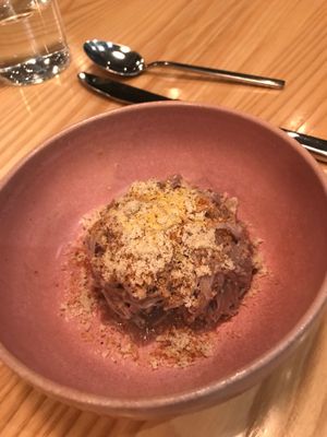 Enoli mushrooms at Please in Cincinnati