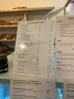 Menu  at Cooking Colours in Metz