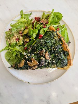 La Tarte Saleè  at Maisie Cafe in Paris