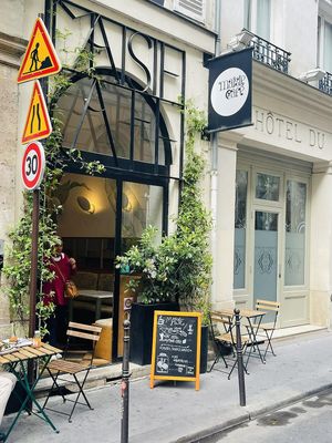 The cafe  at Maisie Cafe in Paris
