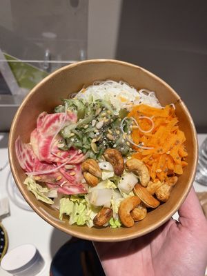 Thai peanut salad   at Maisie Cafe in Paris