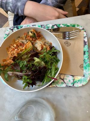 lasagne  at Maisie Cafe in Paris