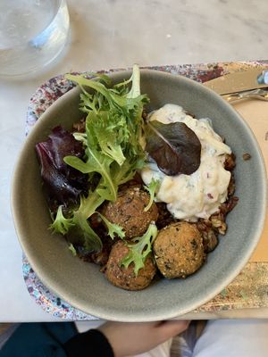 falafel bowl  at Maisie Cafe in Paris