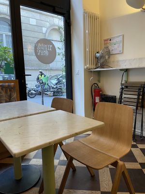 Inside  at Maisie Cafe in Paris
