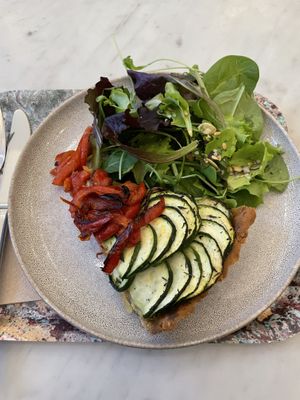 Tart of the day   at Maisie Cafe in Paris
