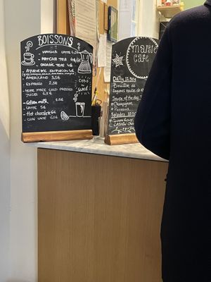 Hot drinks   at Maisie Cafe in Paris
