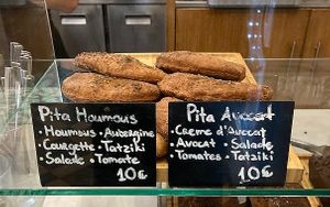 Pitas at Maisie Cafe in Paris