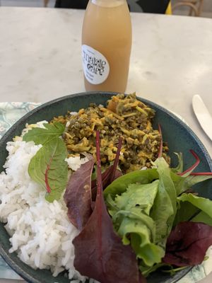 Lentil dish  at Maisie Cafe in Paris