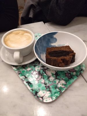 Chocolate cake  at Maisie Cafe in Paris