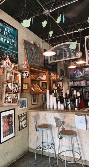 ordering counter  at Stardust Video and Coffee in Winter Park