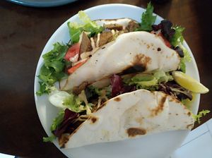 Burrito Jamaicano at La Libelula in Cordoba