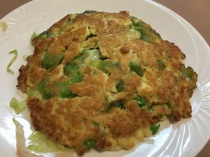 Fried Bittermelon w/ tofu sheet at Lotus Veggie 蓮花健康素食 - Jordan in Kowloon