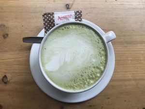 Matcha latte  at Mimimi in Granada
