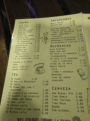 Drinks at Mimimi in Granada