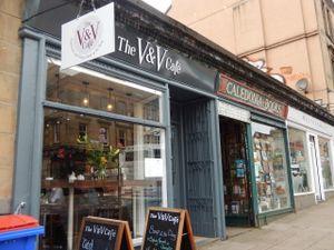 V&V exterior at The V & V Cafe in Glasgow