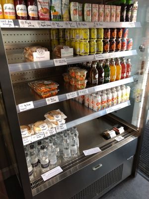 drinks at The V & V Cafe in Glasgow