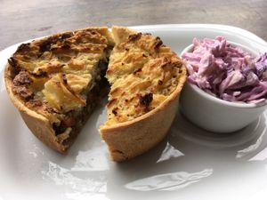 Haggis Pie at The V & V Cafe in Glasgow