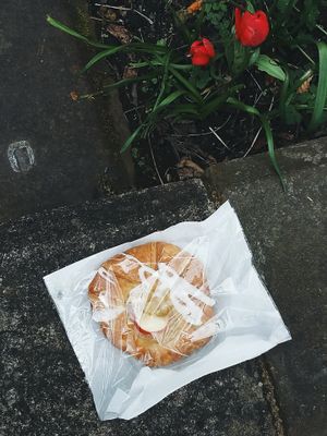 Apple Pastry at The V & V Cafe in Glasgow