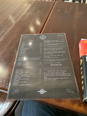 Drinks menu 13 Feb 2020 at The V & V Cafe in Glasgow