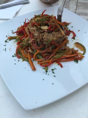 Lebanese style rice  at DKP in Cartagena