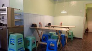 Part of table area at Noodle Box in Tallinn