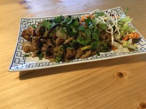 Teriyaki noodle at Noodle Box in Tallinn