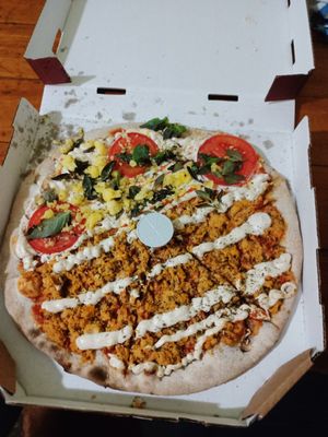 Marguerita e frango at O Forno in Rio De Janeiro