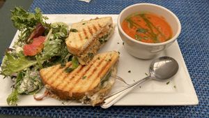 Panini at Green Door Cafe in La Jolla