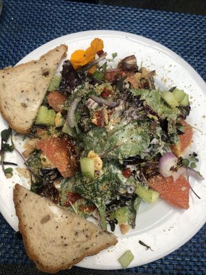 Citrus salad was exceptional  at Green Door Cafe in La Jolla