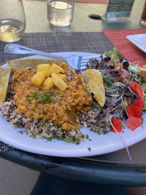 Dal curry   at Green Door Cafe in La Jolla