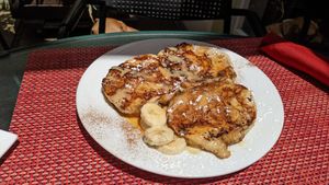 Cinnabon Pancakes at Green Door Cafe in La Jolla