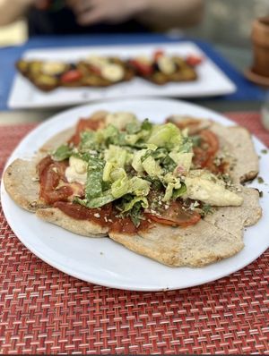   at Green Door Cafe in La Jolla