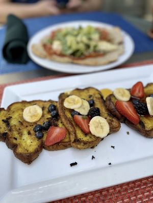   at Green Door Cafe in La Jolla