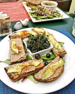 Walnut Chive Pate at Green Door Cafe in La Jolla