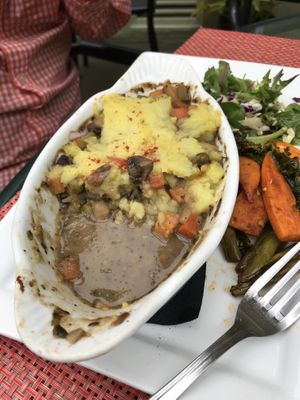Shepherds pie at Green Door Cafe in La Jolla