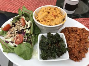 Mac and cheese at Green Door Cafe in La Jolla