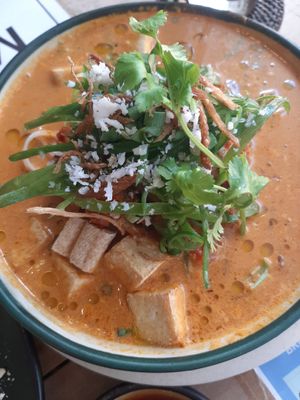 Kimchi noodle soup at Nonie's in Boracay