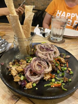 Sisig  at Nonie's in Boracay