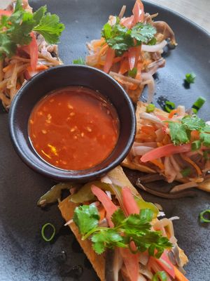 Tofu appetisers at Nonie's in Boracay
