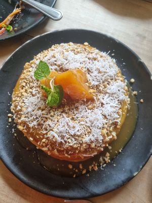 Pineapple pandan pancake at Nonie's in Boracay