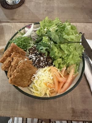 Tempeh grain bowl   at Nonie's in Boracay