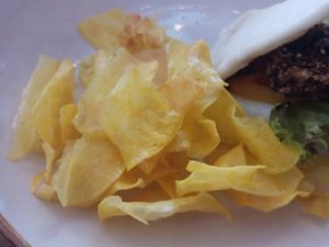 Crisps? Really?  its a bar snack not a meal. at Nonie's in Boracay