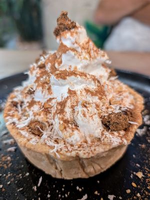 Coconut tart at Nonie's in Boracay