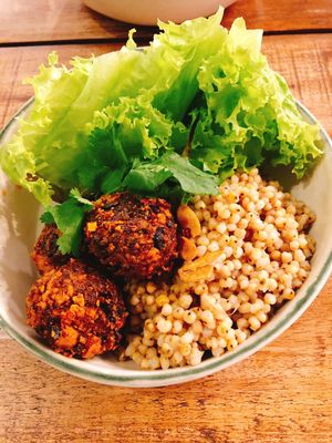 Vegan sisig at Nonie's in Boracay