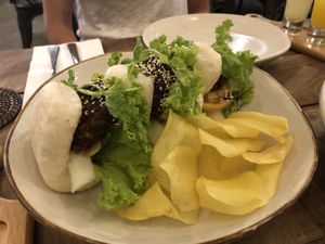 Vegan Bao at Nonie's in Boracay
