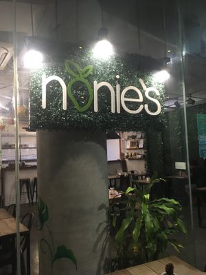 outside at Nonie's in Boracay