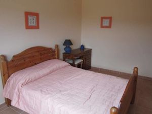 One of the three bedrooms at The Farriers Vegan Bed & Breakfast in Kouklia