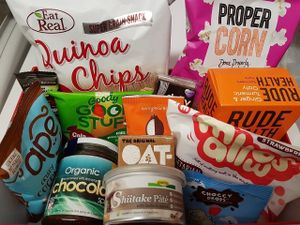 Many varieties of both savoury and sweet goods by many top branded vegan specialists.. at Heavenly Free From Foods in Newcastle-under-lyme