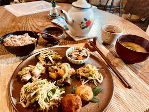 Vegan set lunch 🥰  at Vegetus Sara in Kagoshima
